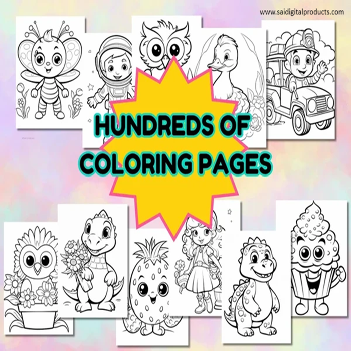 hundreds-of-coloring pages_kidsBundle