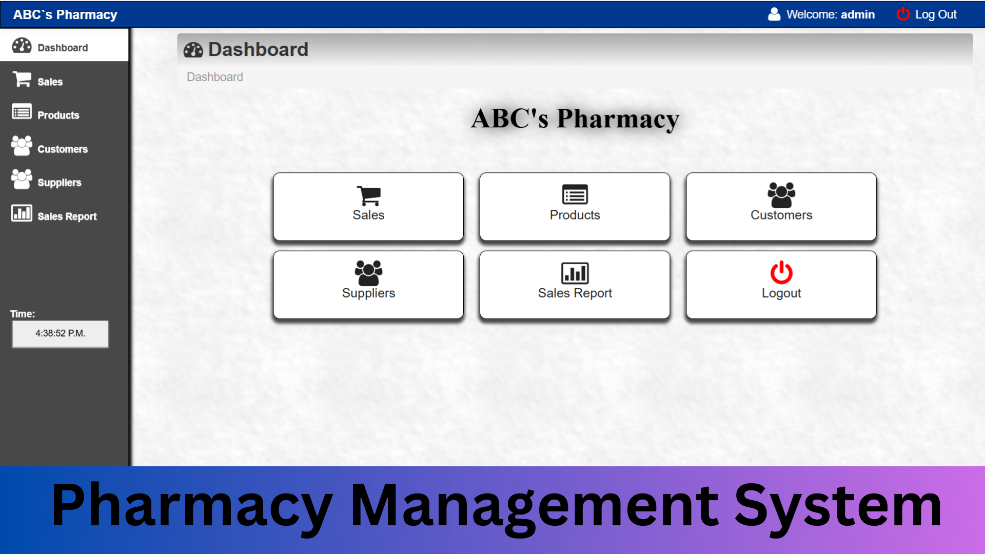 pharmacy Managemeny System Icon