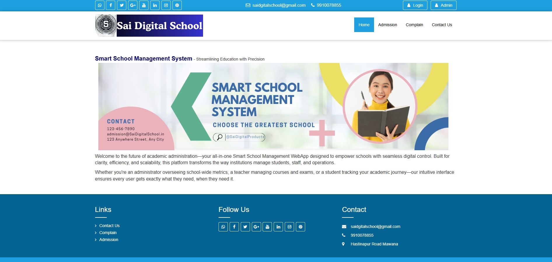 Smart School Management System